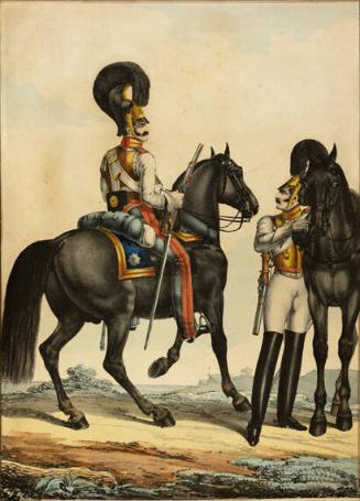 Two privates of the Chevalier Guard