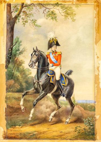 untitled (Figure on horseback)