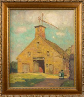 untitled (Barn with weathervane)
