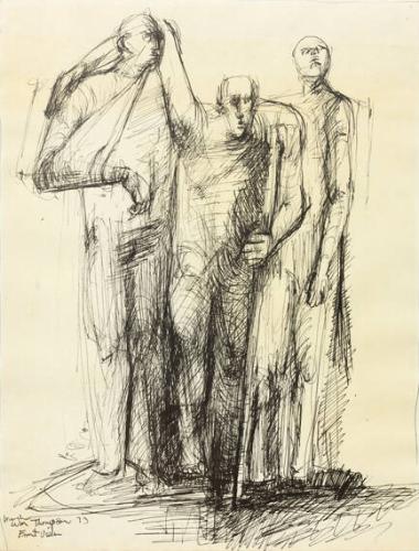 Preparatory Sketch for the Sculpture at Andersonville, GA