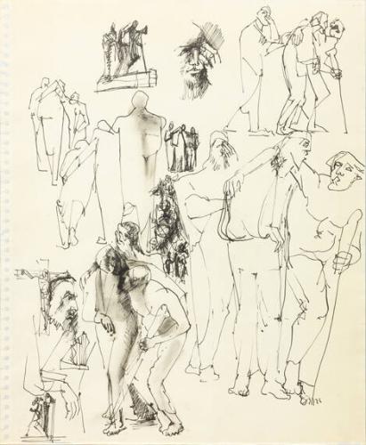 Preparatory Sketch for the Sculpture at Andersonville, GA