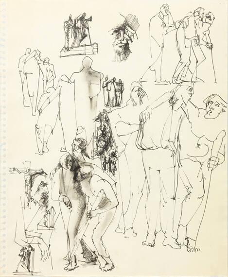 Preparatory Sketch for the Sculpture at Andersonville, GA