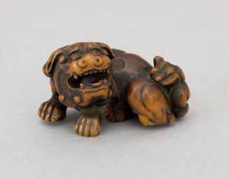 Japanese Netsuke Modeled as Foo Dog