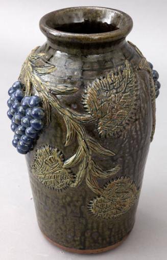 Grape Decorated Vase