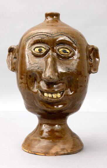 Pedestal Face Jug