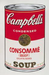 Consommé (Beef) Gelatin Added Soup, from the Campbell's Soup I Portfolio