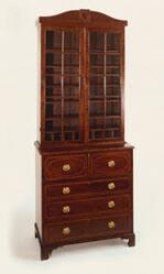 Secretary and bookcase