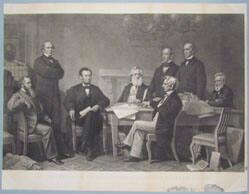 The First Reading of the Emancipation Proclamation before the Cabinet