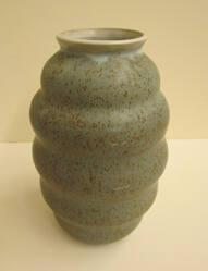 Vase (Blue Bulbous Form)