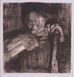 Beim Dangeln (Sharpening the Scythe), sheet 3 of the cycle Peasants' War