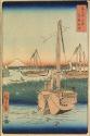 Off Tsukuda Island in the Eastern Capital, from Thirty-six Views of Mt. Fuji