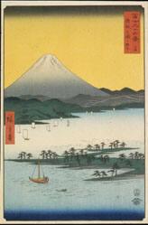 The Pine Forest of Miho in Suruga Province, from Thirty-six Views of Mt. Fuji