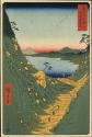 Shiojiri Pass in Shinano Province, from Thirty-six Views of Mt. Fuji
