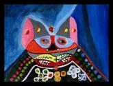 untitled (abstract space cat)