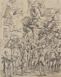 Drawing After The Signorelli Fresco in Orvieto