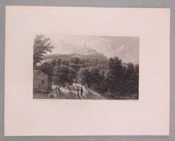 Rock or Stone Mountain from American Scenery Illustrated