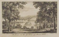 Pains Hill Gardens, after Samuel Wade, from London and its Environs (published by R&J Dodsley)