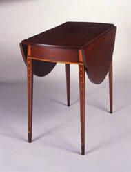 Drop-leaf table, or Pembroke table
