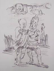 Illustrations For Irish Legend