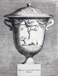 Classical Urn, from Gli Antichi Sepolchri, overo Mausolei Romani, et Etruschi trovati in Roma e in altri luoghi celebri