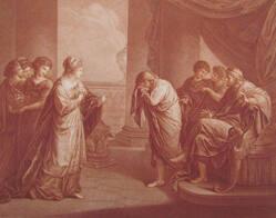 Telemachus in Aula Spartana