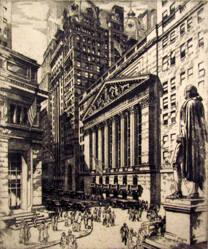 Broadway And Wall AKA Broad and Wall (N.Y. Stock Exchange)