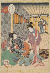 The Paulownia Pavilion (Kiritsubo), from Tales of Genji