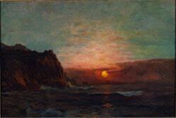 Sunset on Cornwall Cliffs
