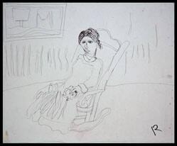 Woman in Rocking Chair
