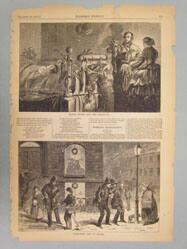 Santa Claus and His Presents, Christmas Out of Doors (from Harper's Weekly, December 25, 1858)