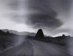 Triangle Rock, Evening Clouds, Alabama Hills