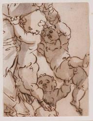 Study of putti (right sheet)