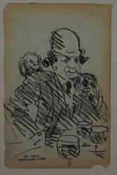 Portrait of Man Smoking a Pipe