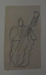 Untitled (Man Playing Double Bass)
