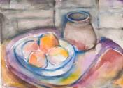 Still Life with Fruit and Vase