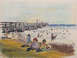 Untitled (beach scene)