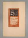... a stone, a leaf, an unfound door;, from a portfolio of 25 original wood engravings inspired by Thomas Wolfe's "Look Homeward, Angel"