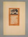 ...but enduring, a victorious reality..., from a portfolio of 25 original wood engravings inspired by Thomas Wolfe's "Look Homeward, Angel"