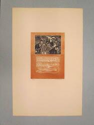 Ferns, flowers, potted plants..., from a portfolio of 25 original wood engravings inspired by Thomas Wolfe's "Look Homeward, Angel"