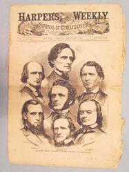 The Seceding Mississippi Delegation in Congress (from Harper's Weekly, February 2, 1861)