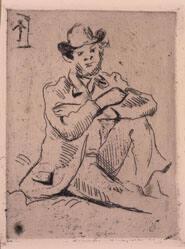 Portrait Du Peintre A. Guillaumin Au Pendu (Portrait of the Painter A. Guillaumin at the "Hanged Man")