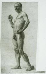 Figure Study, Male Nude Standing