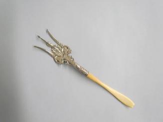 Lettuce fork in the ivory pattern