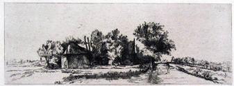 Landscape With Canal And Palisade