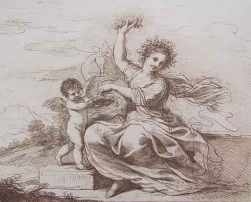 Flora with a Putto