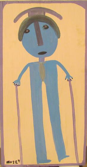 Self Portrait with Crutches