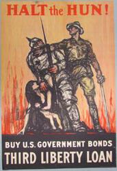 Halt the Hun! Buy U.S. Government Bonds, Third Liberty Loan