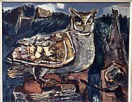 Owl on Rocks