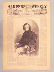 Hon. Roger B. Taney, Chief-Justice of the United States.--[Photographed by Brady.] (from Harper's Weekly, December 8, 1860)