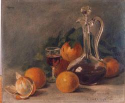 Still Life (Fruit and Wine)